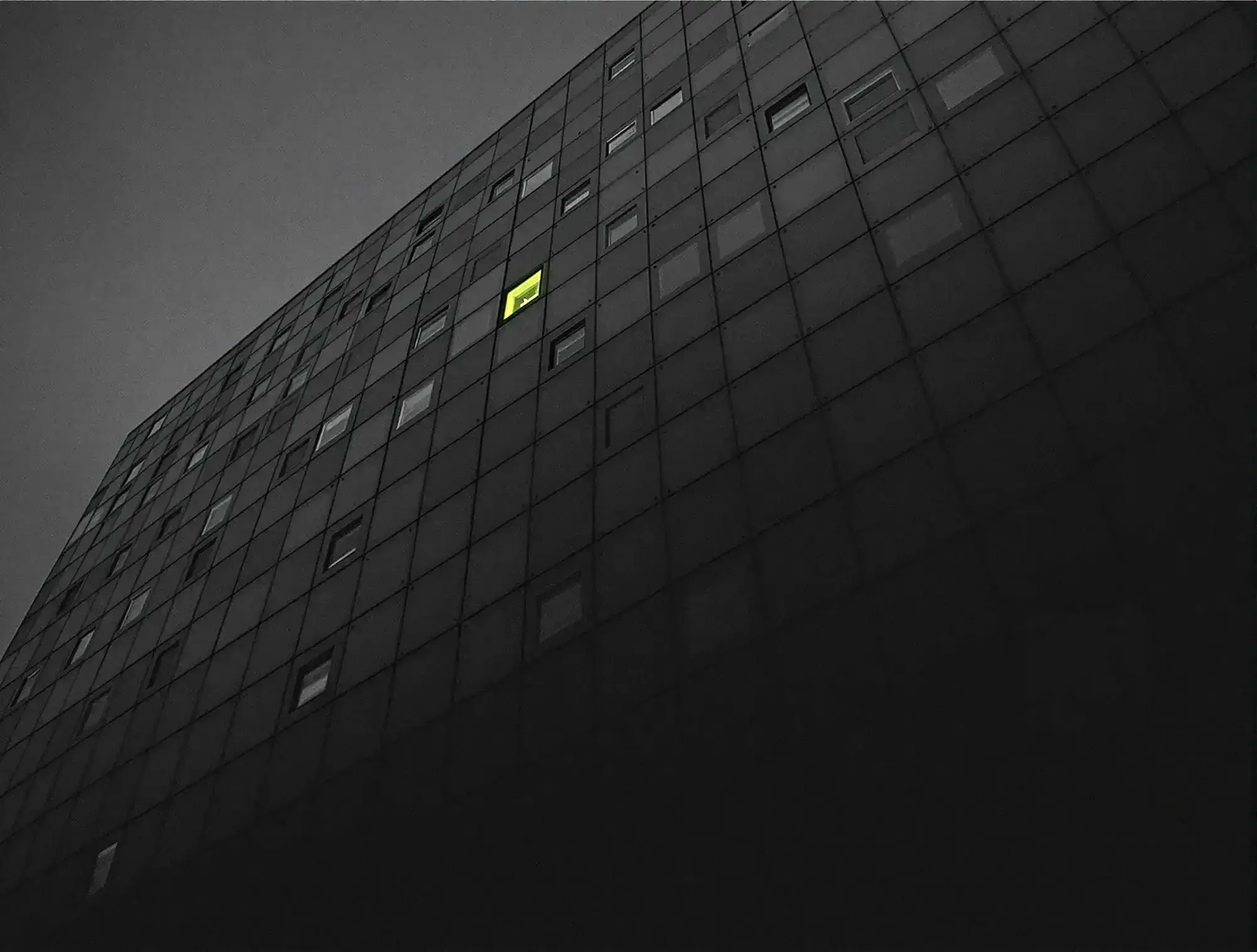 Superficie de marca iluminada que representa un lanzamiento con mucho volumen.